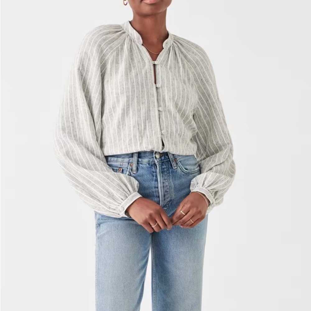 NWT Faherty Naomi Top in Sierra Stripe